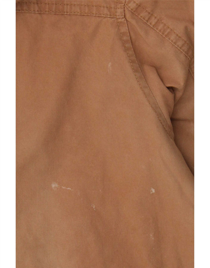 Fat Face Womens Hooded Parka Jacket UK 12 Medium Beige