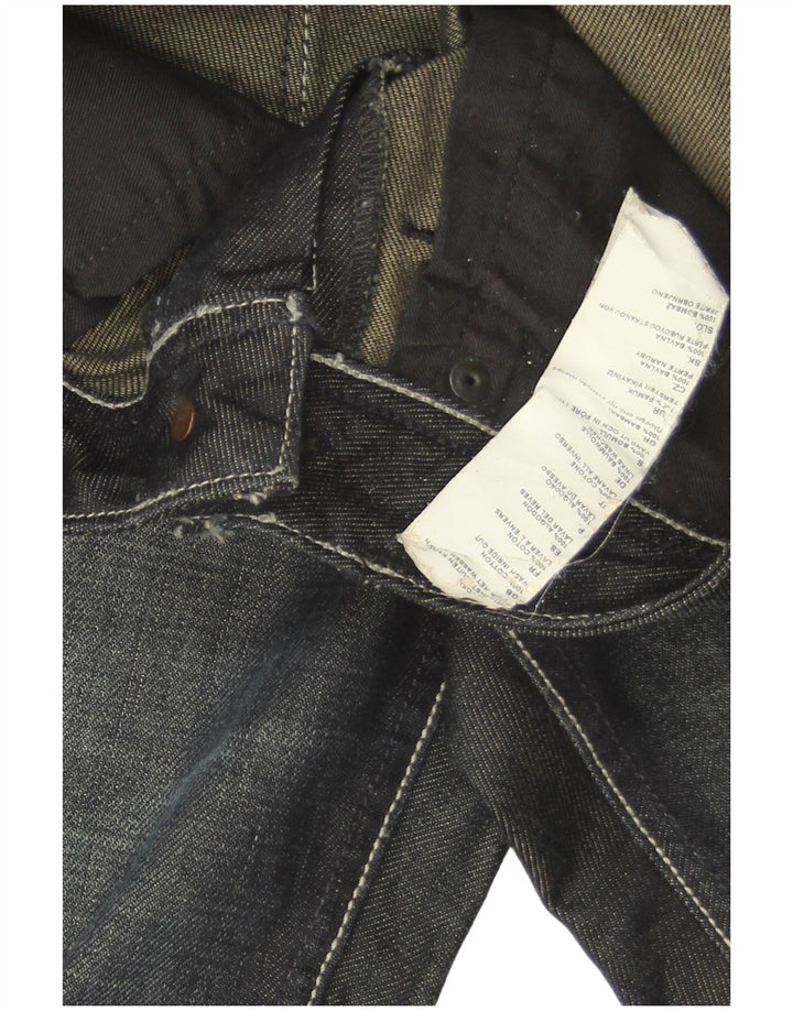 G-Star Womens Straight Jeans W28 L32 Navy Blue Cotton