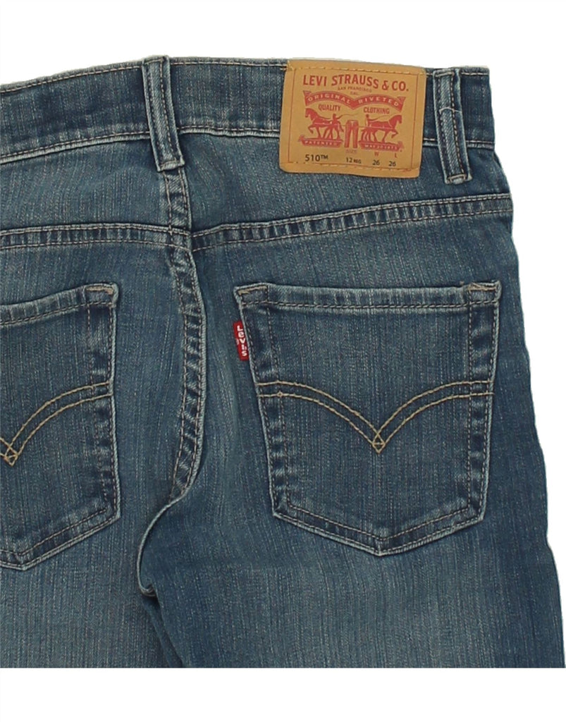 LEVI'S Boys 510 Skinny Jeans 11-12 Years W26 L26  Blue Cotton | Vintage Levi's | Thrift | Second-Hand Levi's | Used Clothing | Messina Hembry 