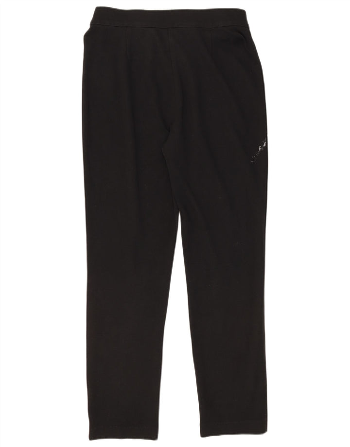 Marks & Spencer Womens Tracksuit Trousers UK 12 Medium  Black Viscose