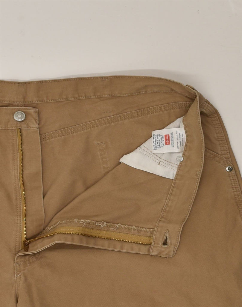 WRANGLER Mens Utility Slim Chino Trousers W42 L32  Brown Cotton | Vintage Wrangler | Thrift | Second-Hand Wrangler | Used Clothing | Messina Hembry 