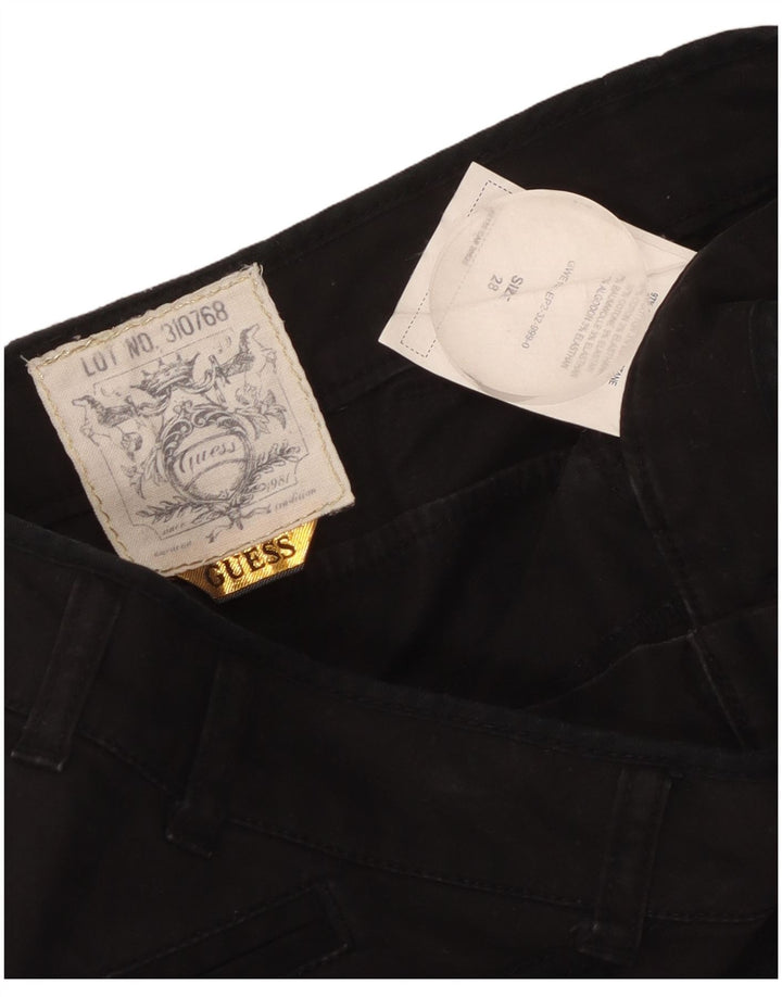 Guess Womens Mini Skirt W28 Medium  Black Cotton