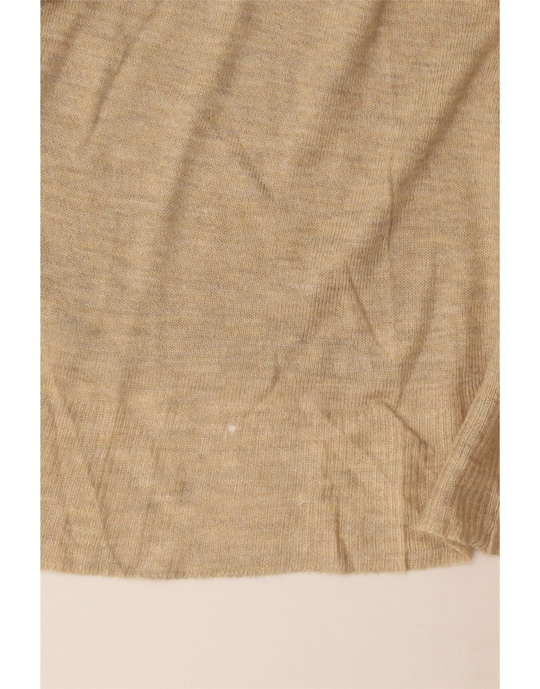 Zara Womens Oversized Boat Neck Jumper Sweater UK 10 Small Beige