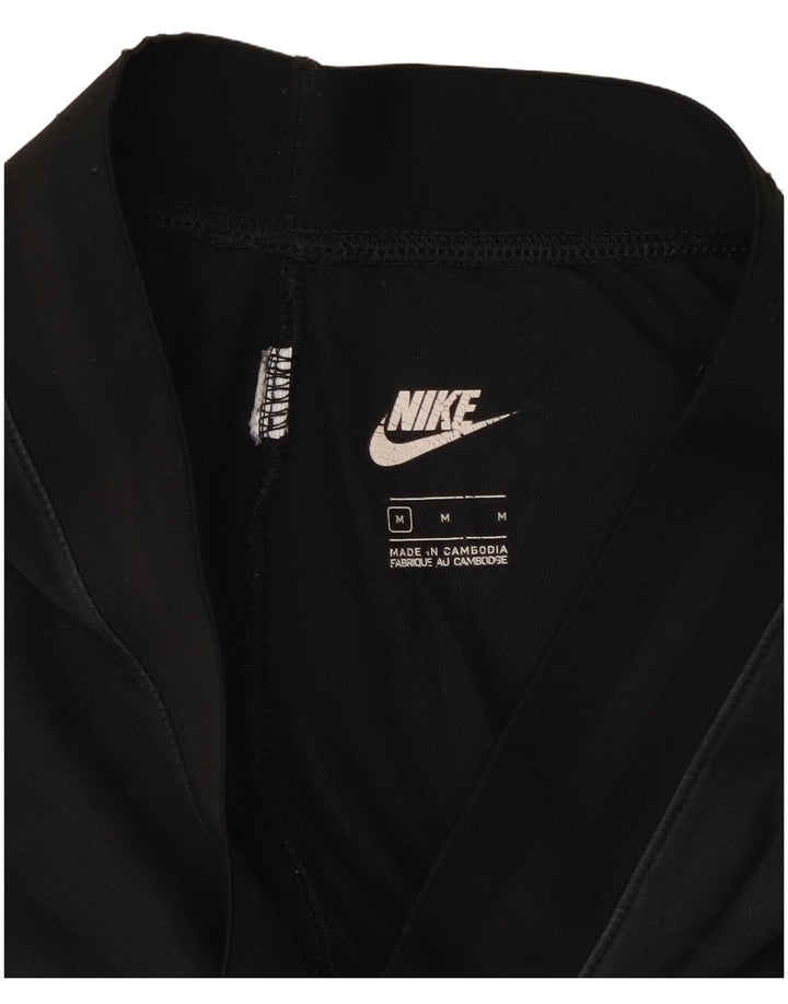 Nike Womens Graphic Leggings UK 12 Medium Black