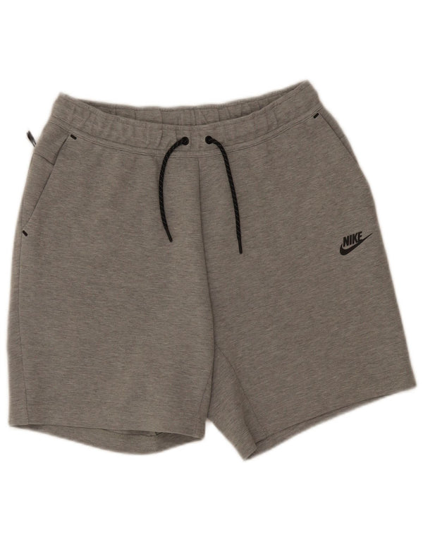 Nike Mens Sport Shorts Medium Grey Flecked Cotton