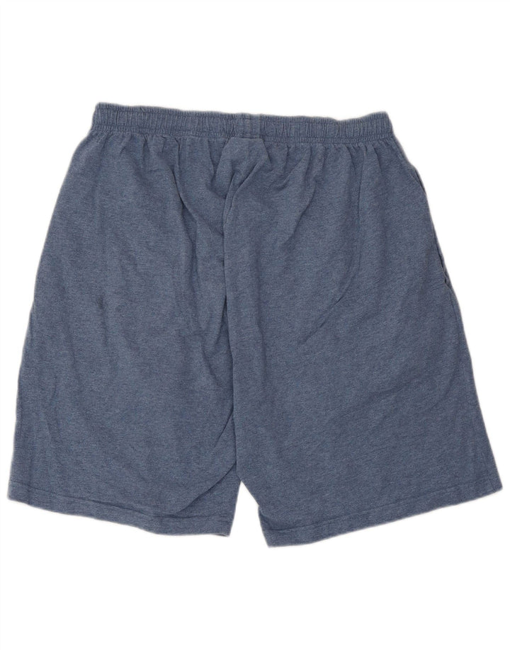 Puma Mens Sport Shorts Large  Navy Blue Flecked Cotton