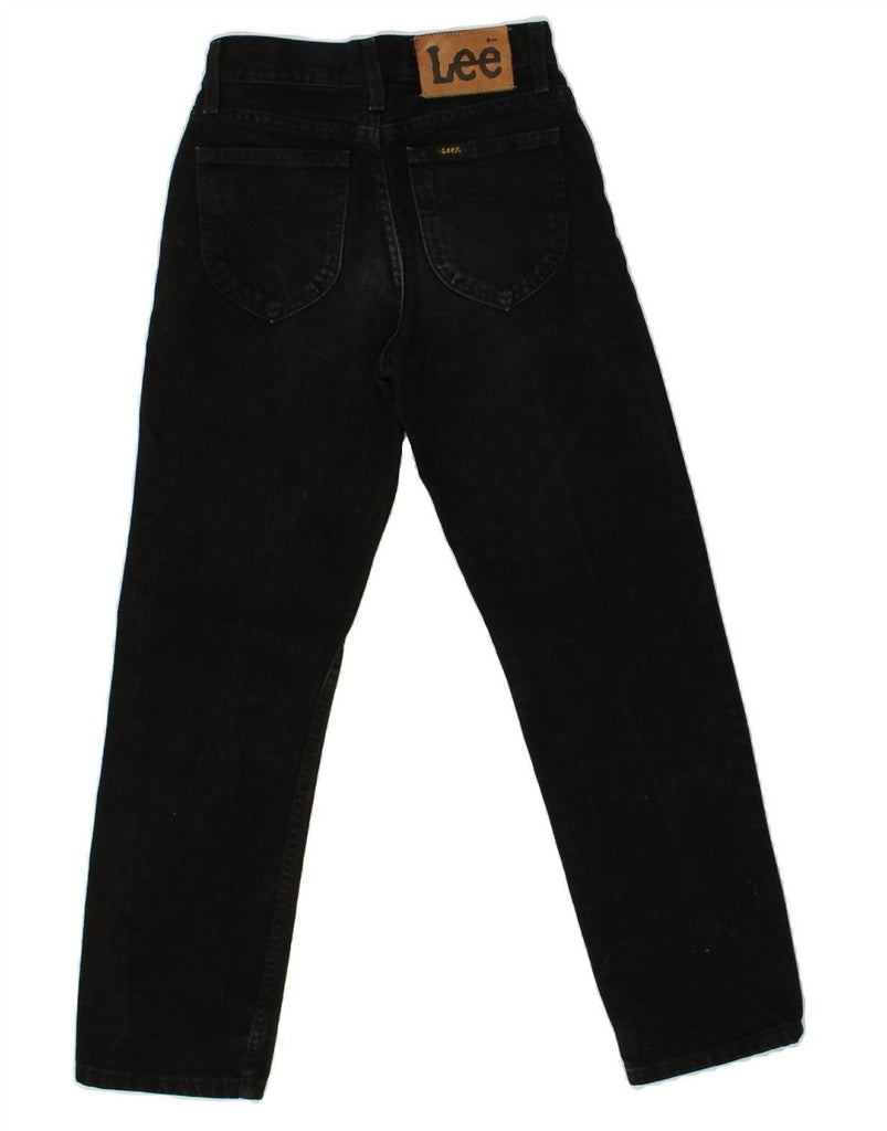 LEE Boys Straight Jeans 9-10 Years W26 L26 Black Cotton | Vintage Lee | Thrift | Second-Hand Lee | Used Clothing | Messina Hembry 