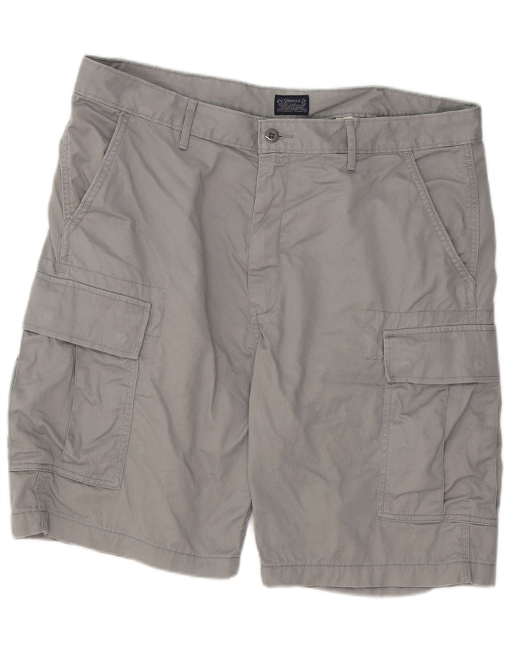 Levi's Mens Cargo Shorts W38 XL Grey Cotton