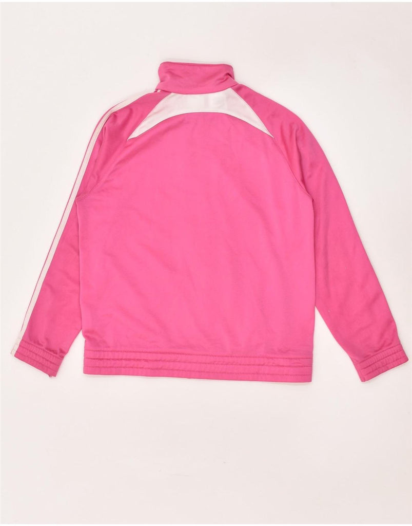 ADIDAS Girls Tracksuit Top Jacket 11-12 Years Pink Polyester | Vintage Adidas | Thrift | Second-Hand Adidas | Used Clothing | Messina Hembry 