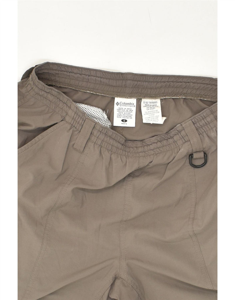 COLUMBIA Mens Straight Cargo Trousers Small W29 L32 Grey Nylon Vintage Columbia and Second-Hand Columbia from Messina Hembry 