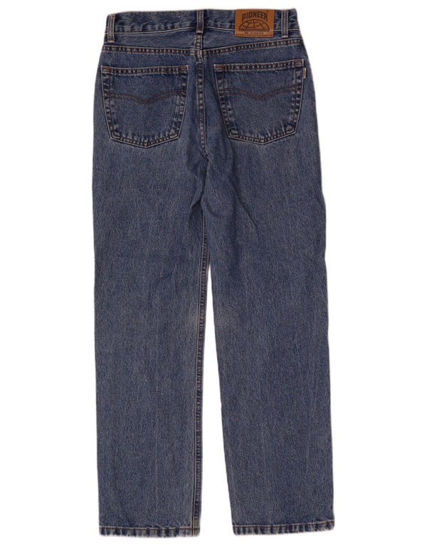 Pioneer Womens Straight Jeans W31 L30 Blue Cotton
