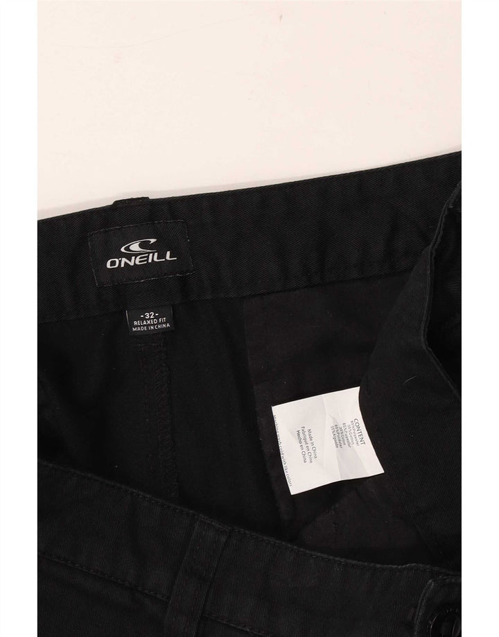 O'Neill Mens Relaxed Fit Cargo Shorts W32 Medium Black Cotton