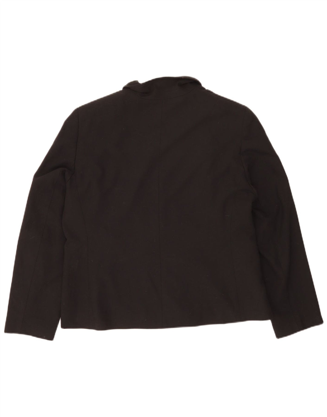 Marks & Spencer Womens Standard Fit Blazer Jacket UK 18 XL Black Polyester
