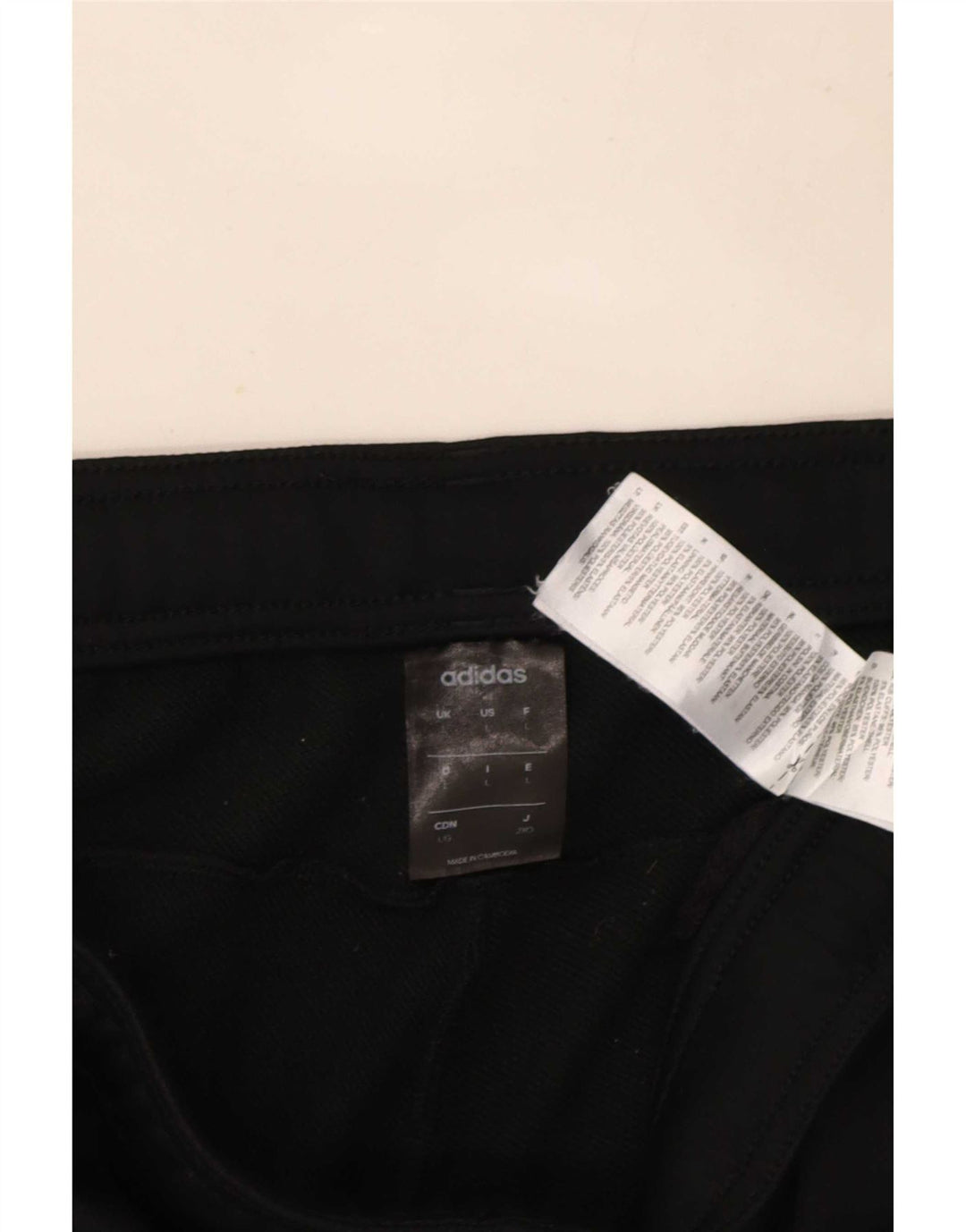 Adidas Mens Graphic Tracksuit Trousers Joggers Large Black Polyester