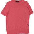 Marks & Spencer Womens Boat Neck Jumper Sweater UK 8 Small Pink