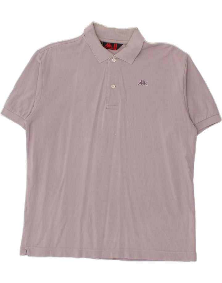 KAPPA Mens Polo Shirt Medium Purple Vintage Kappa and Second-Hand Kappa from Messina Hembry 