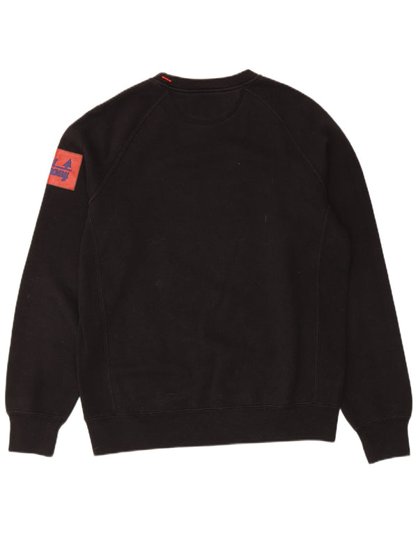 Best Company Mens Graphic Regular Fit Sweatshirt Jumper Medium Black