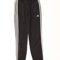 Adidas Boys Tracksuit Trousers Joggers 15-16 Years  Black Polyester