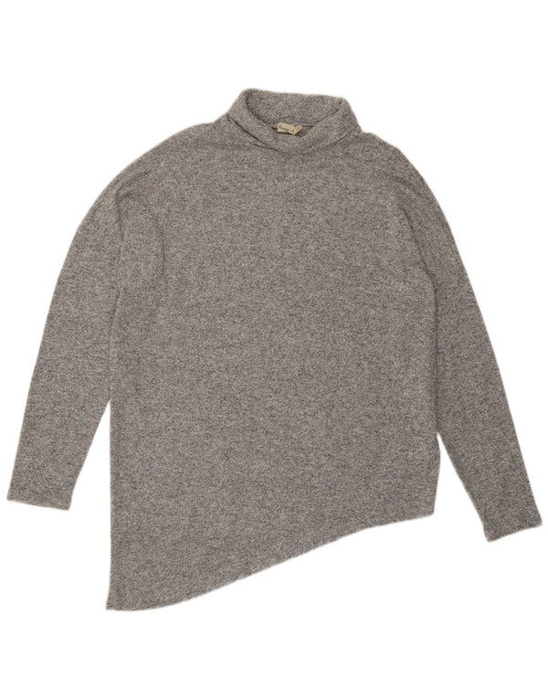 Phase Eight Womens Roll Neck Jumper Sweater UK 18 XL Grey Viscose
