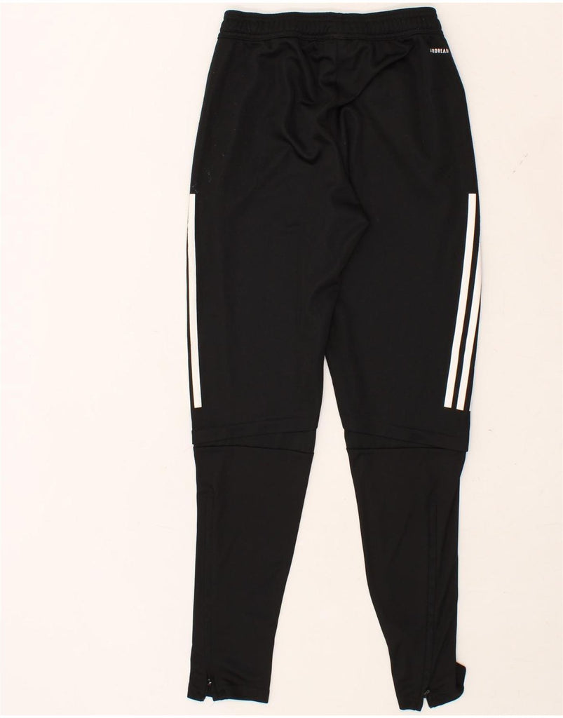 ADIDAS Womens Aeroready Tracksuit Trousers UK 6 XS  Black Polyester Vintage Adidas and Second-Hand Adidas from Messina Hembry 