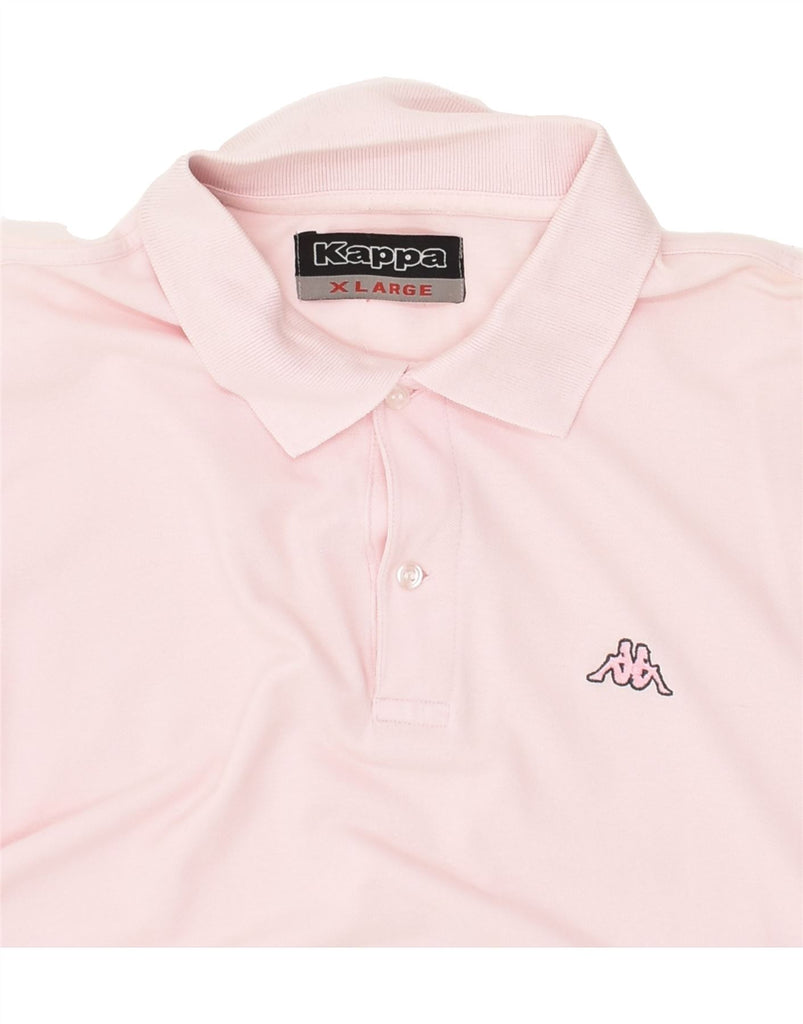 KAPPA Mens Polo Shirt XL Pink Cotton | Vintage Kappa | Thrift | Second-Hand Kappa | Used Clothing | Messina Hembry 