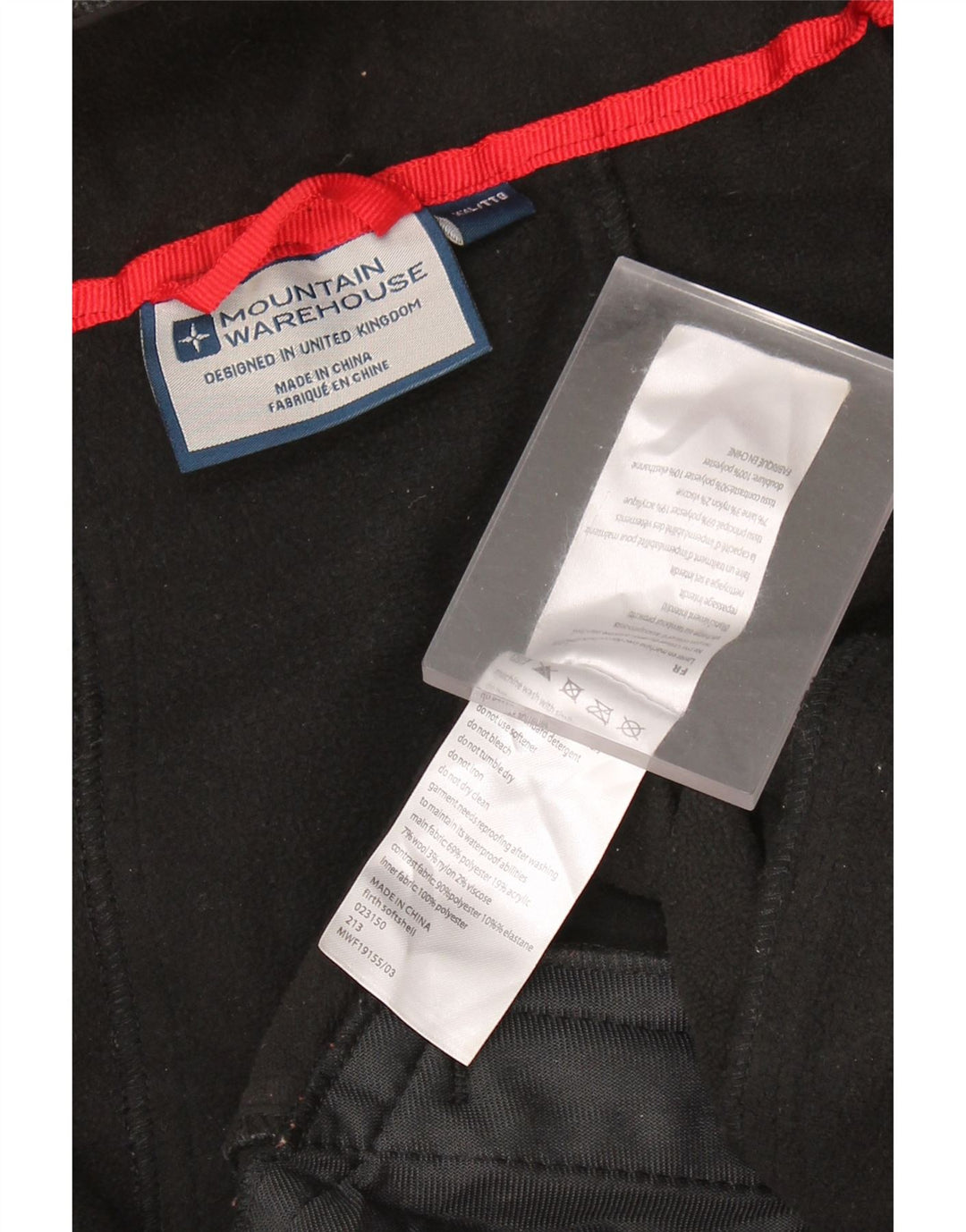 MOUNTAIN WAREHOUSE Mens Hooded Tracksuit Top Jacket 2XL Grey Colourblock