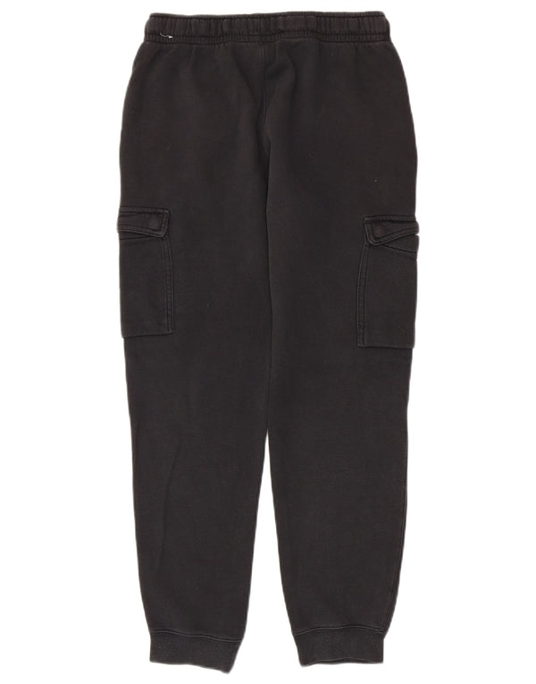 Nike Boys Cargo Tracksuit Trousers Joggers 12-13 Years Large Black Cotton