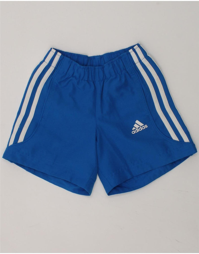 ADIDAS Baby Boys Climalite Sport Shorts 18-24 Months Blue Polyester | Vintage Adidas | Thrift | Second-Hand Adidas | Used Clothing | Messina Hembry 