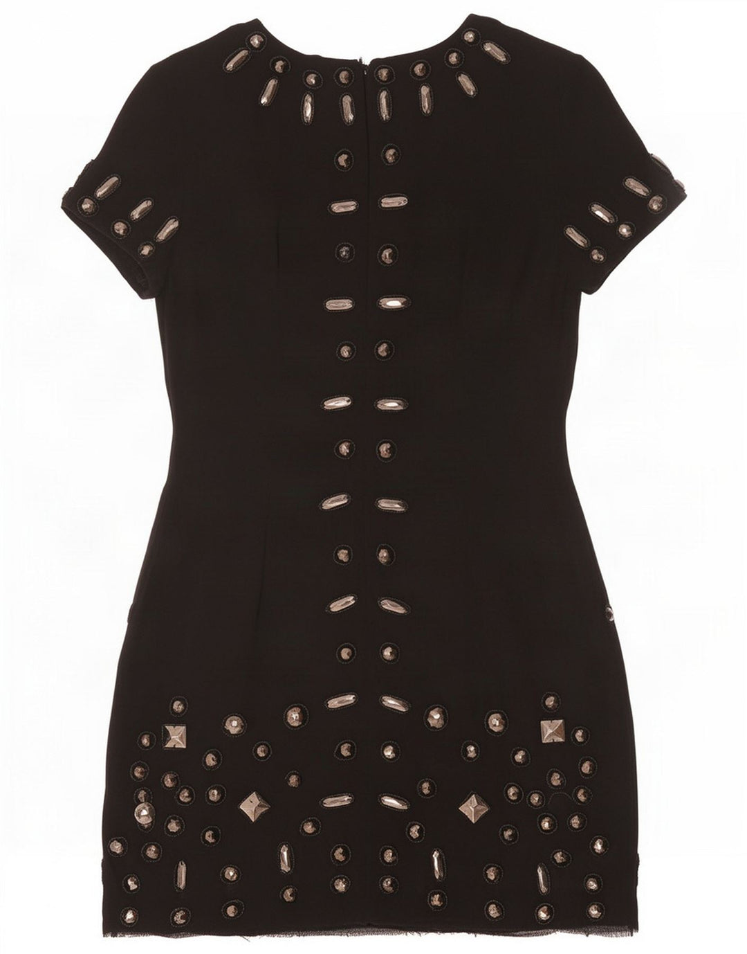 French Connection Womens Shift Dress UK 10 Small Black Viscose
