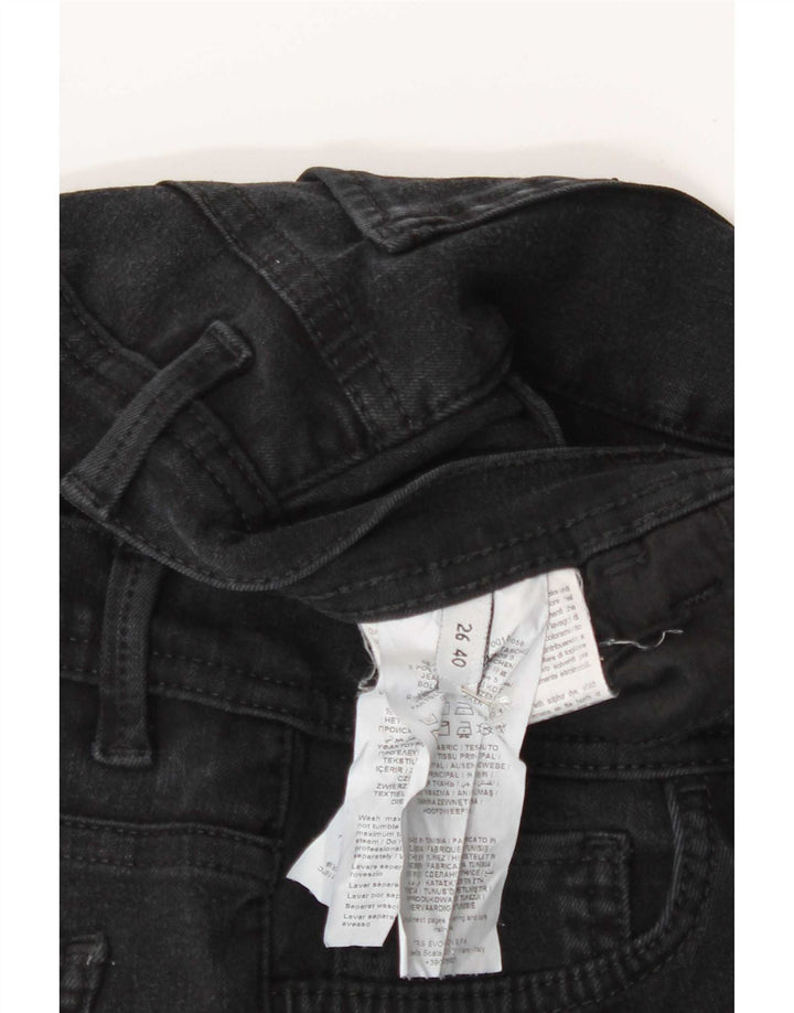 Trussardi Womens Straight Jeans W26 L28 Black