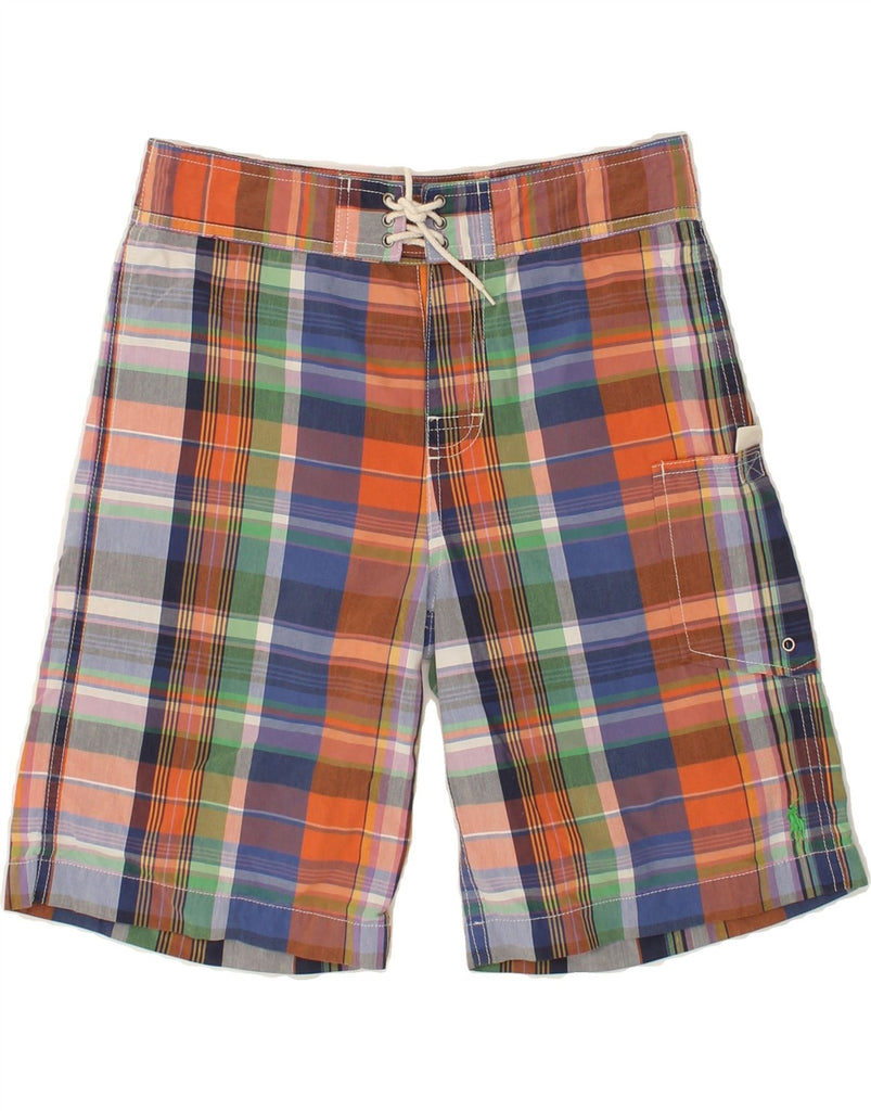 POLO RALPH LAUREN Boys Swimming Shorts 10-11 Years Medium Multicoloured Vintage Polo Ralph Lauren and Second-Hand Polo Ralph Lauren from Messina Hembry 