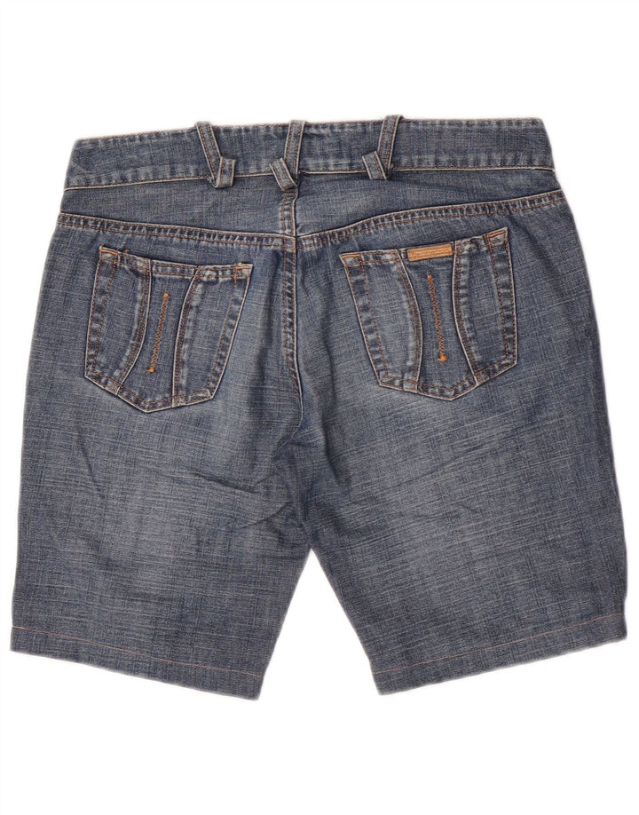 Fornarina Womens Denim Shorts W30 Medium Blue Cotton