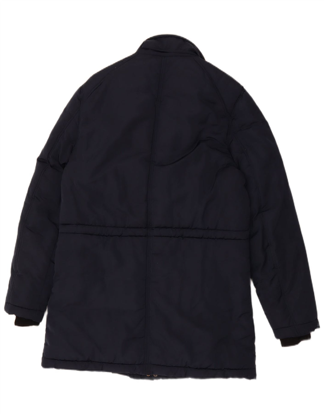 Guess Mens Padded Coat UK 40 Large Navy Blue Polyester