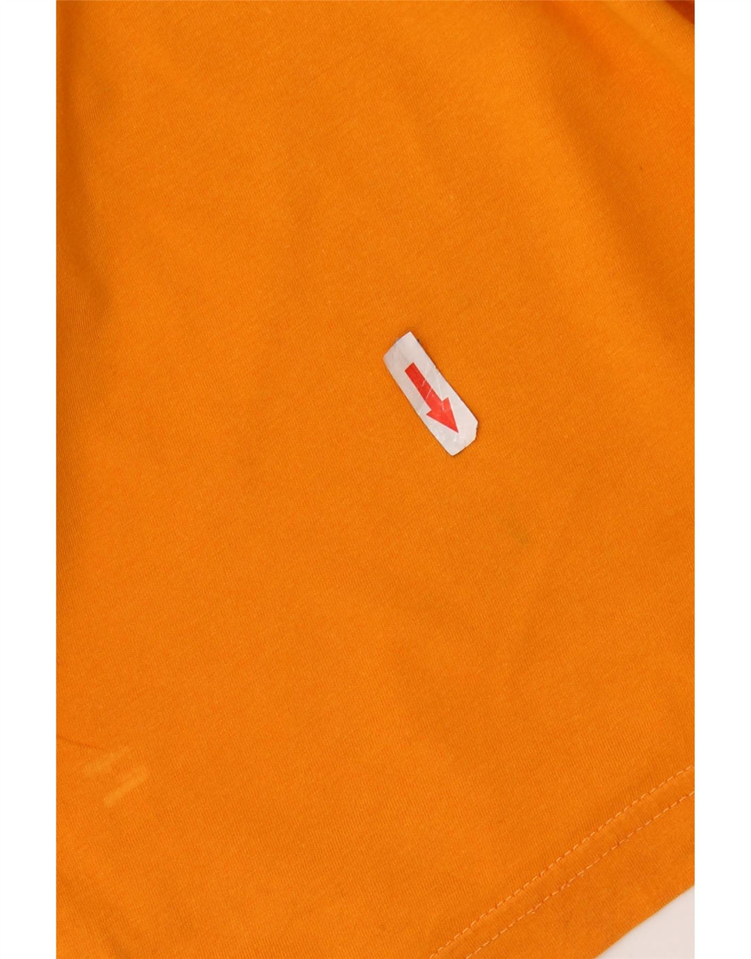 DIADORA Mens Graphic T-Shirt Top Large Orange Cotton