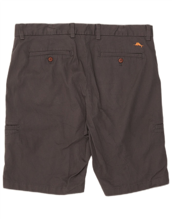 Tommy Bahama Mens Cargo Shorts W36 Large  Grey Cotton