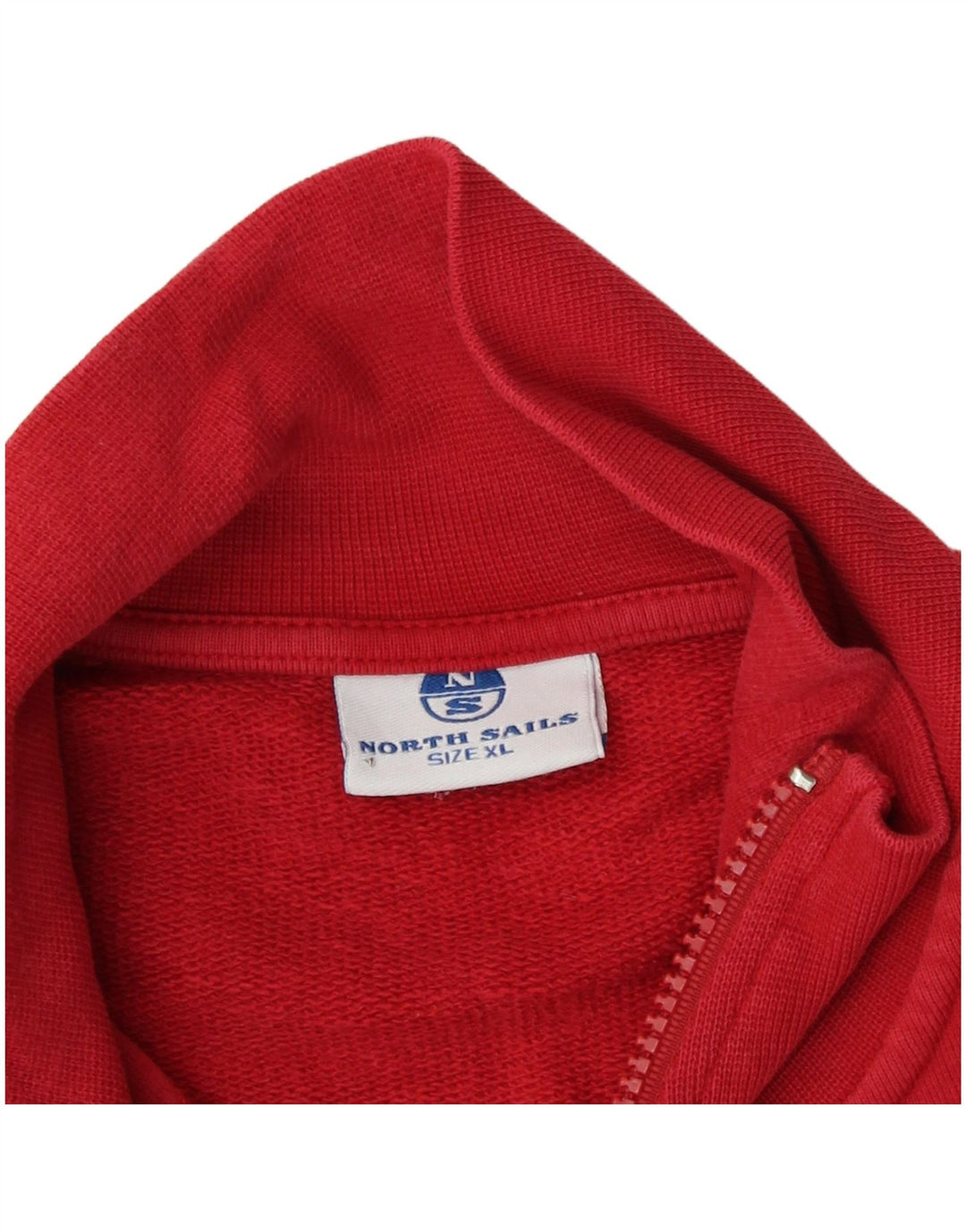 North Sails Mens Tracksuit Top Jacket XL Red Cotton