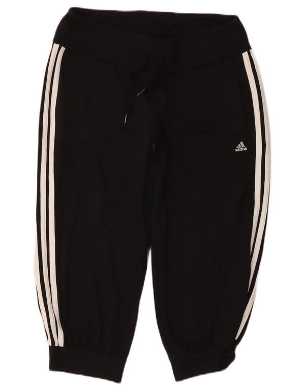 ADIDAS Womens Climalite Tracksuit Trousers Joggers UK 8/10 Small  Black