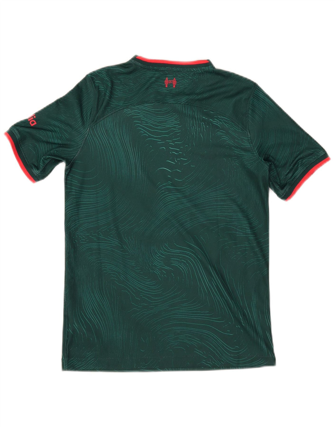 NIKE Boys Graphic T-Shirt Top 11-12 Years Green Polyester