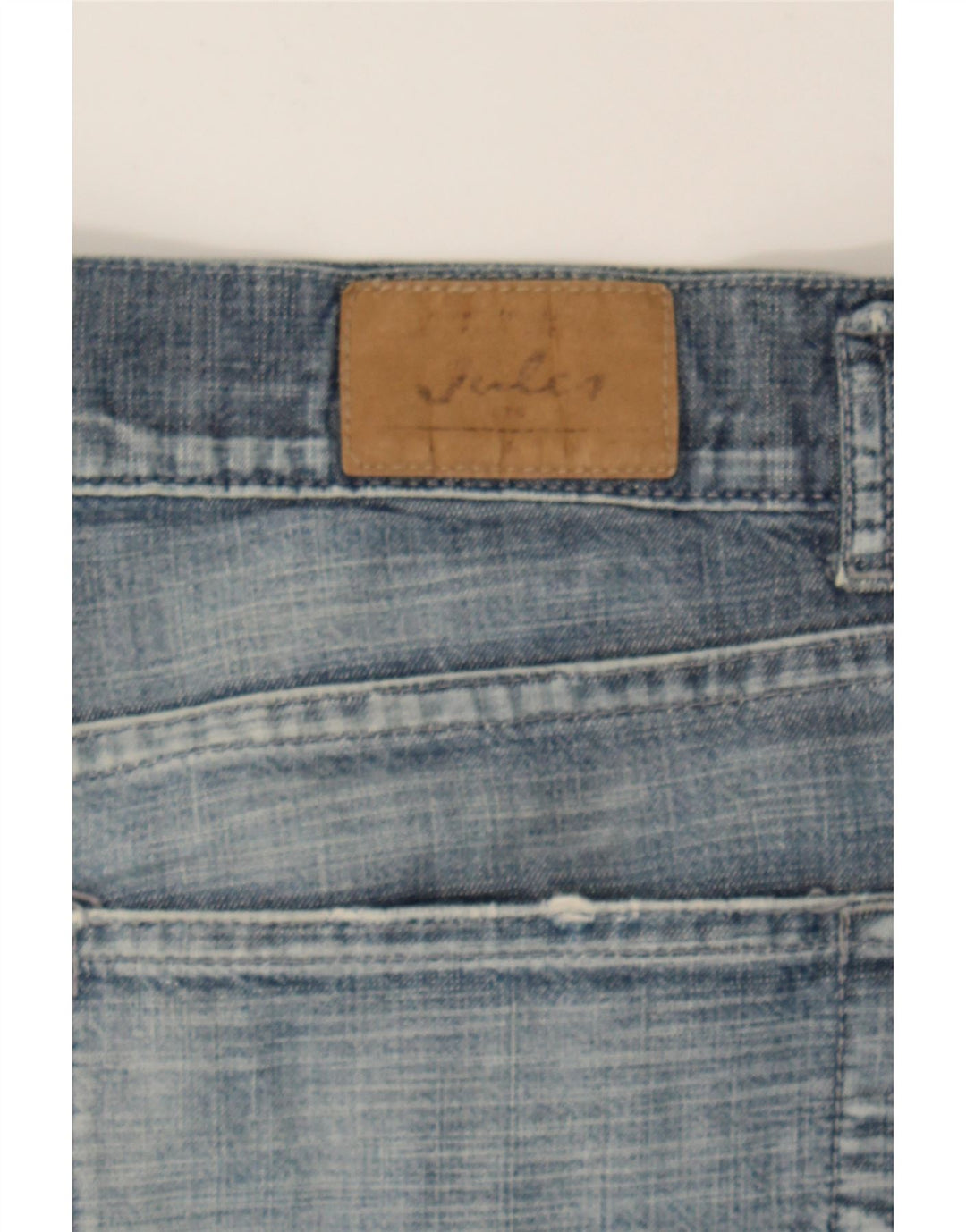 JULES Womens Straight Jeans IT 42 Medium W32 L33 Blue Cotton Vintage Jules and Second-Hand Jules from Messina Hembry 