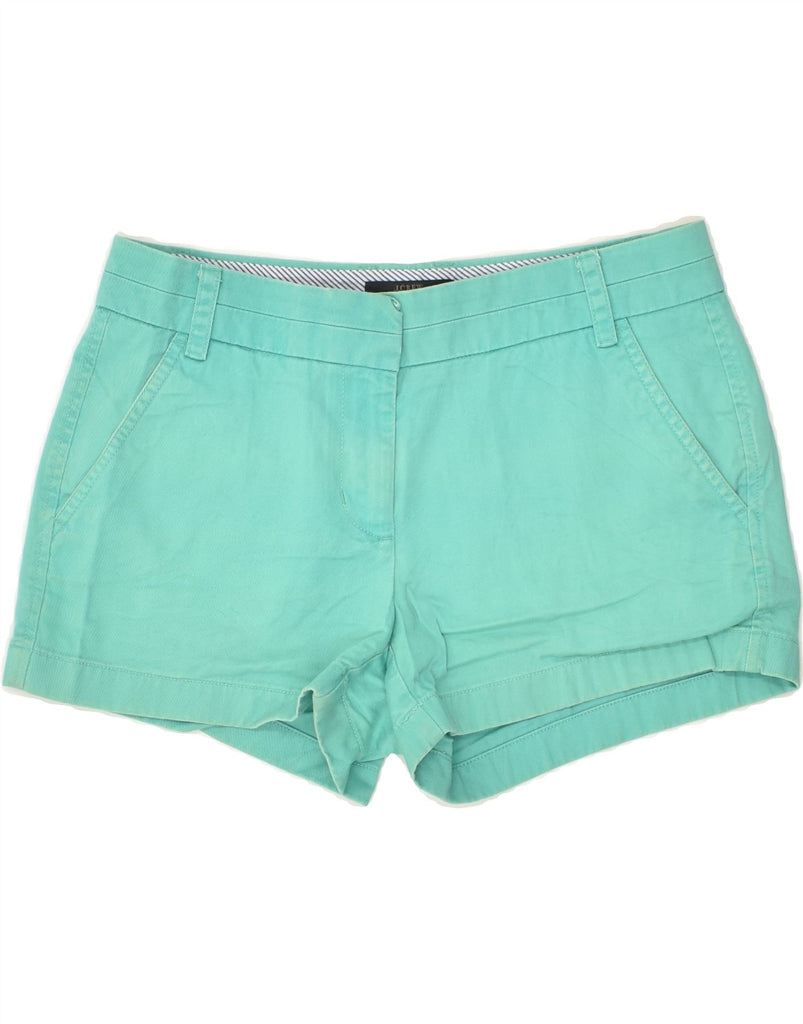 J. CREW Womens Chino Shorts US 2 XS W30 Turquoise Cotton | Vintage J. Crew | Thrift | Second-Hand J. Crew | Used Clothing | Messina Hembry 