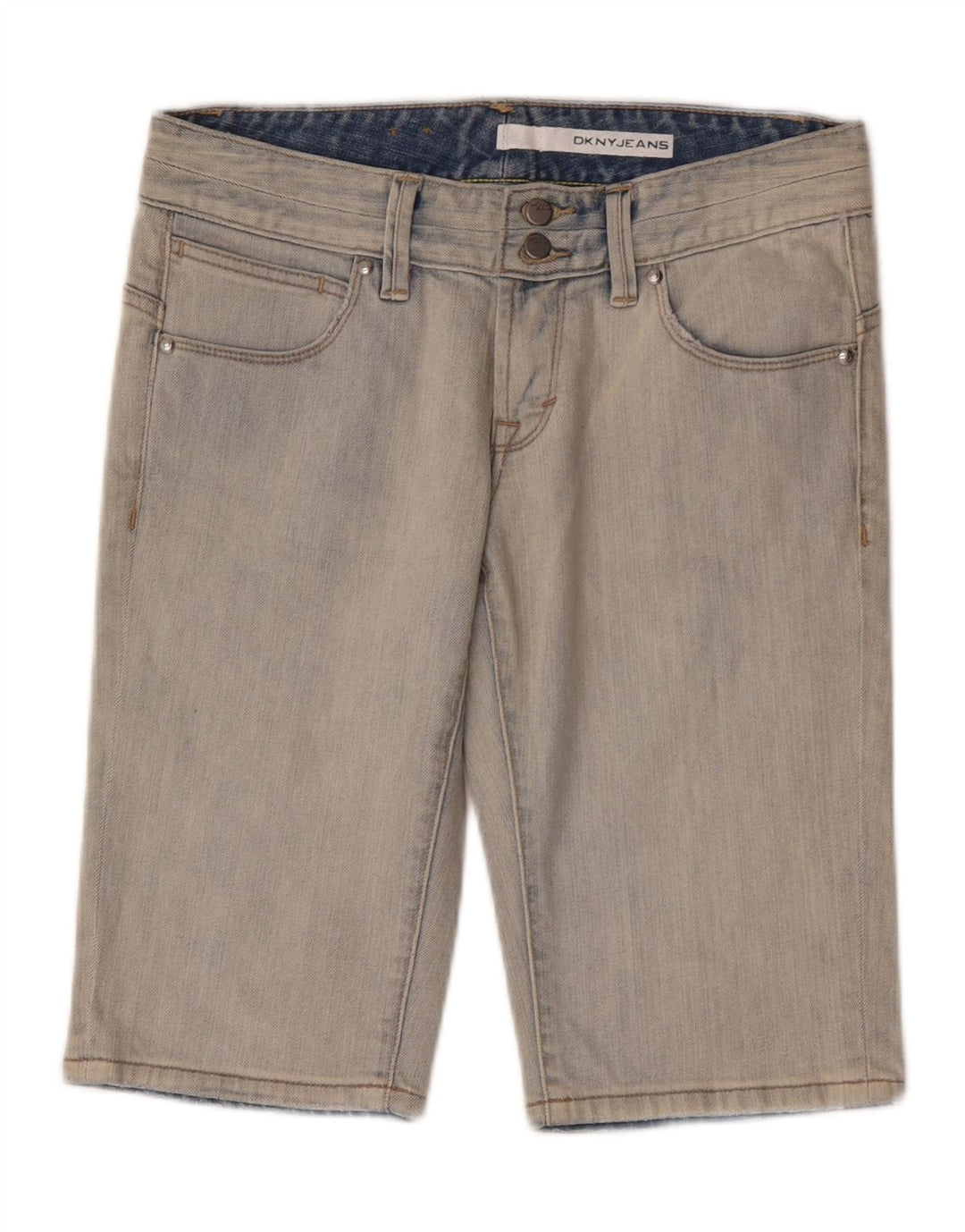 Dkny Womens Denim Shorts US 6 Medium W32 Blue Cotton