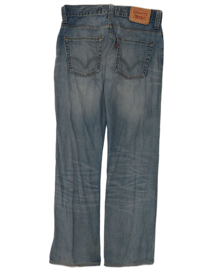 Levi's Mens 506 Straight Jeans W31 L30 Blue Cotton