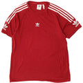 Adidas Mens Graphic T-Shirt Top Medium Burgundy Cotton