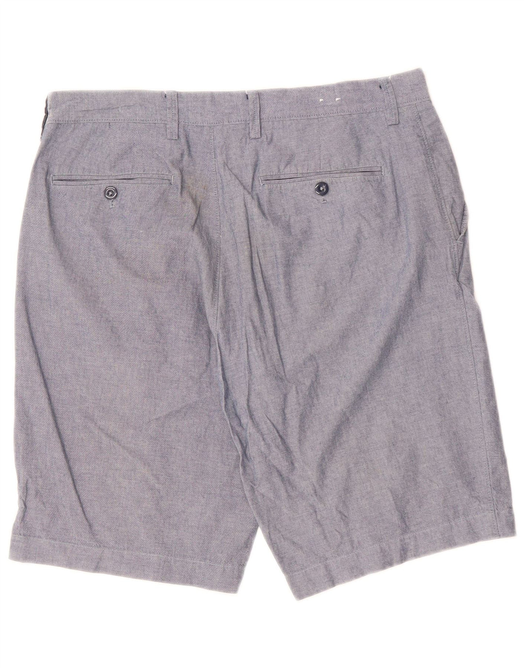 J. CREW Mens Chino Shorts W33 Medium Blue Cotton