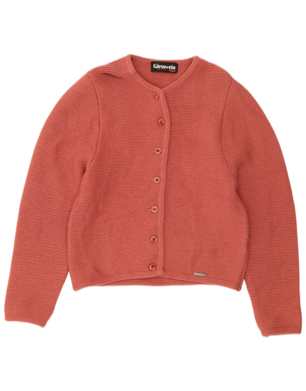 Giesswein Womens Cardigan Sweater UK 18 XL Pink New Wool