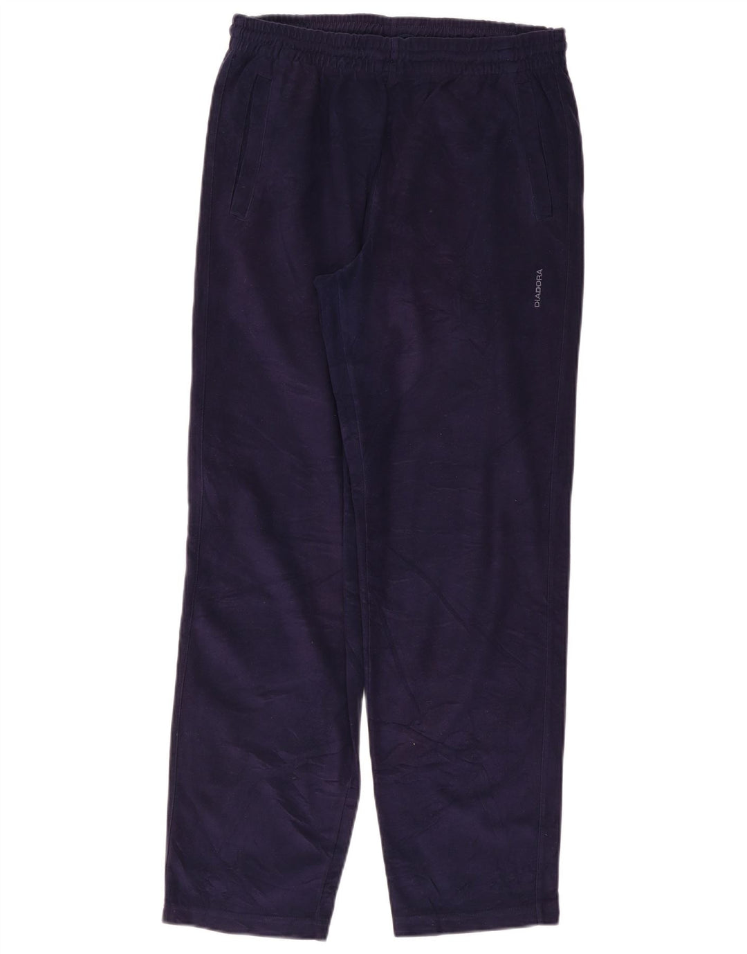 DIADORA Mens Tracksuit Trousers UK 38 Medium  Navy Blue Polyester