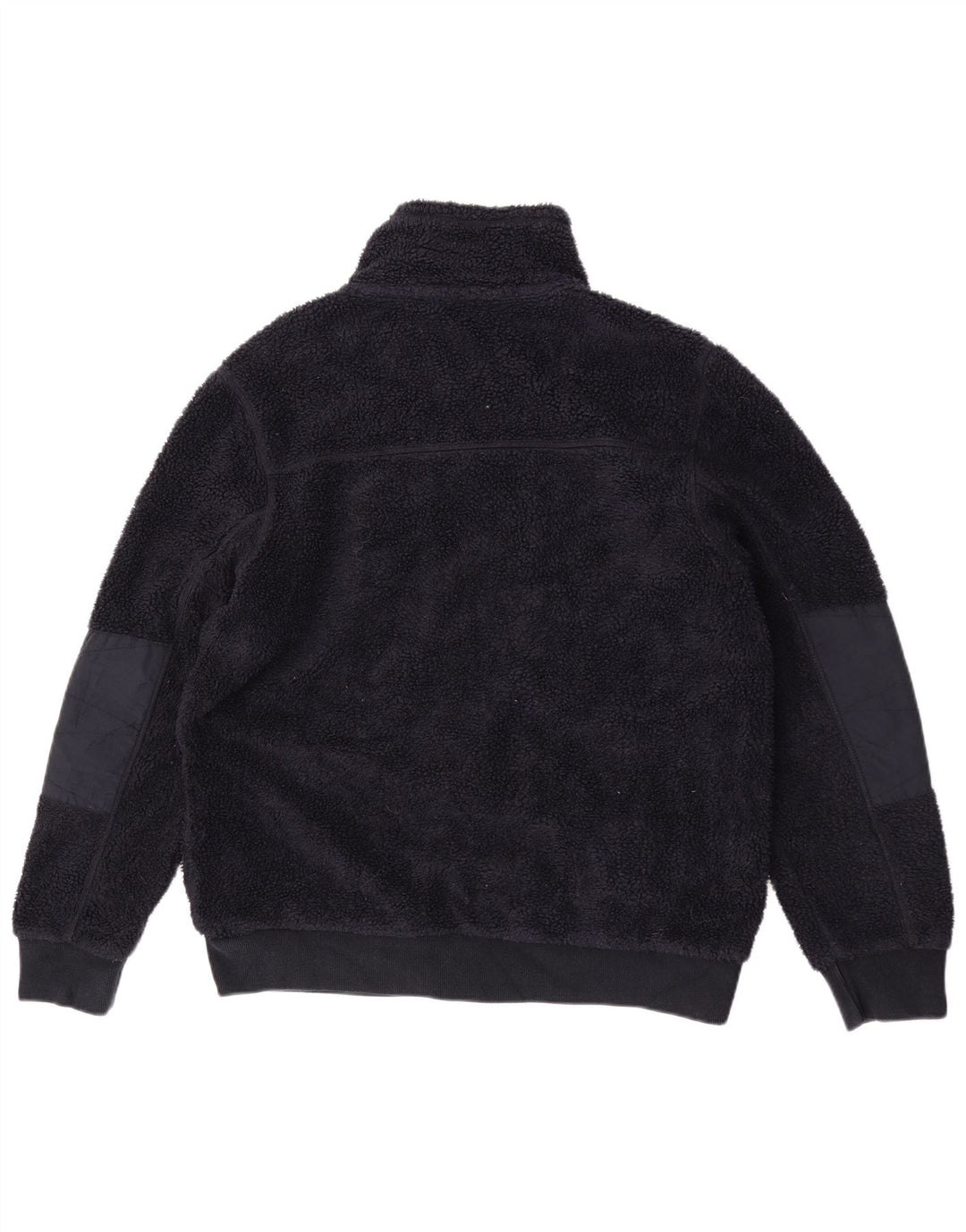 Fat Face Mens Fleece Jacket UK 38 Medium Navy Blue Polyester