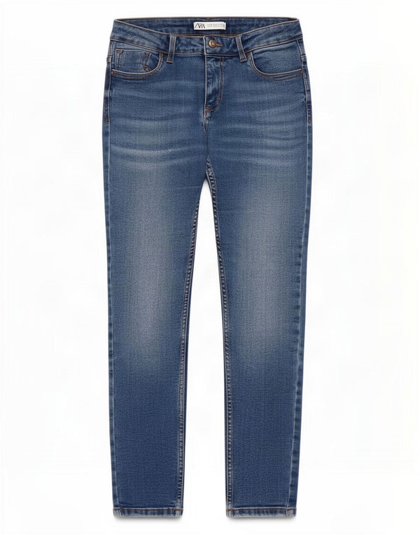 Zara Womens Skinny Jeans EU 38 Small W28 L27 Blue Cotton