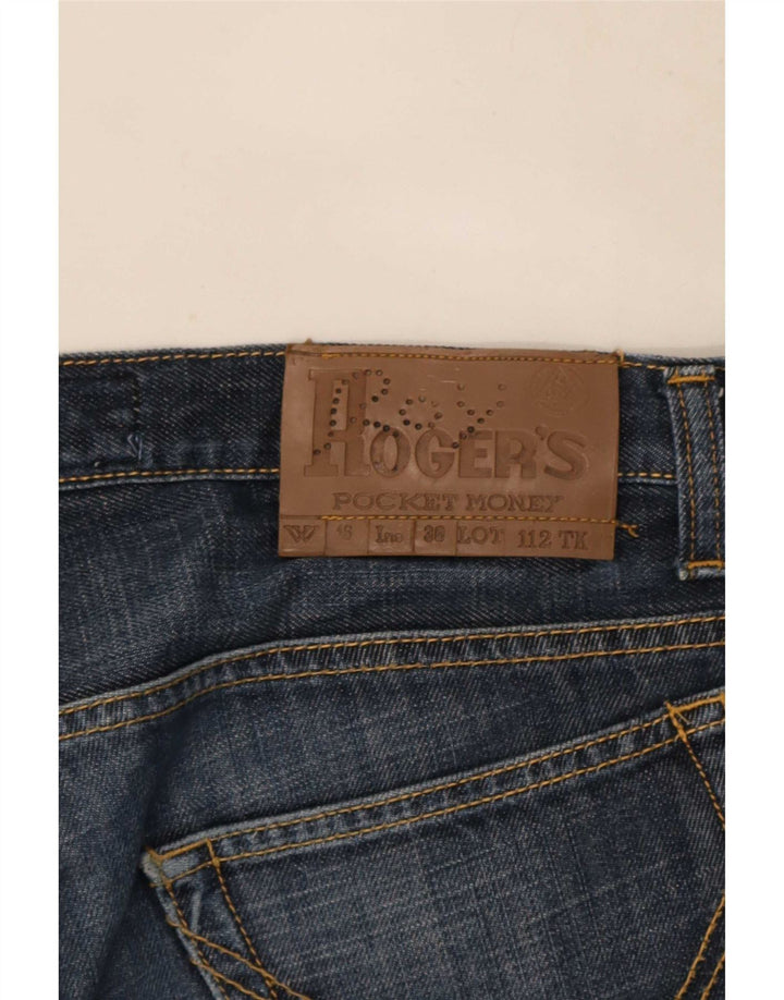 Roy Rogers Womens Straight Jeans W32 L33 Navy Blue
