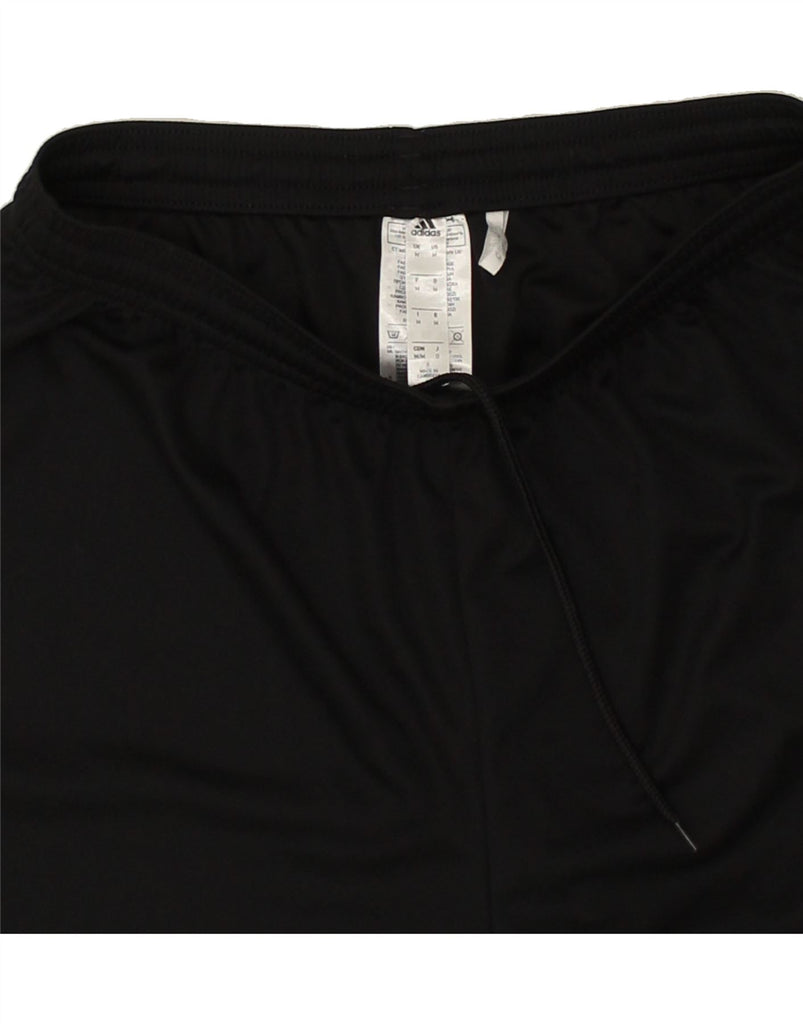 ADIDAS Mens Sport Shorts Medium Black Polyester | Vintage Adidas | Thrift | Second-Hand Adidas | Used Clothing | Messina Hembry 